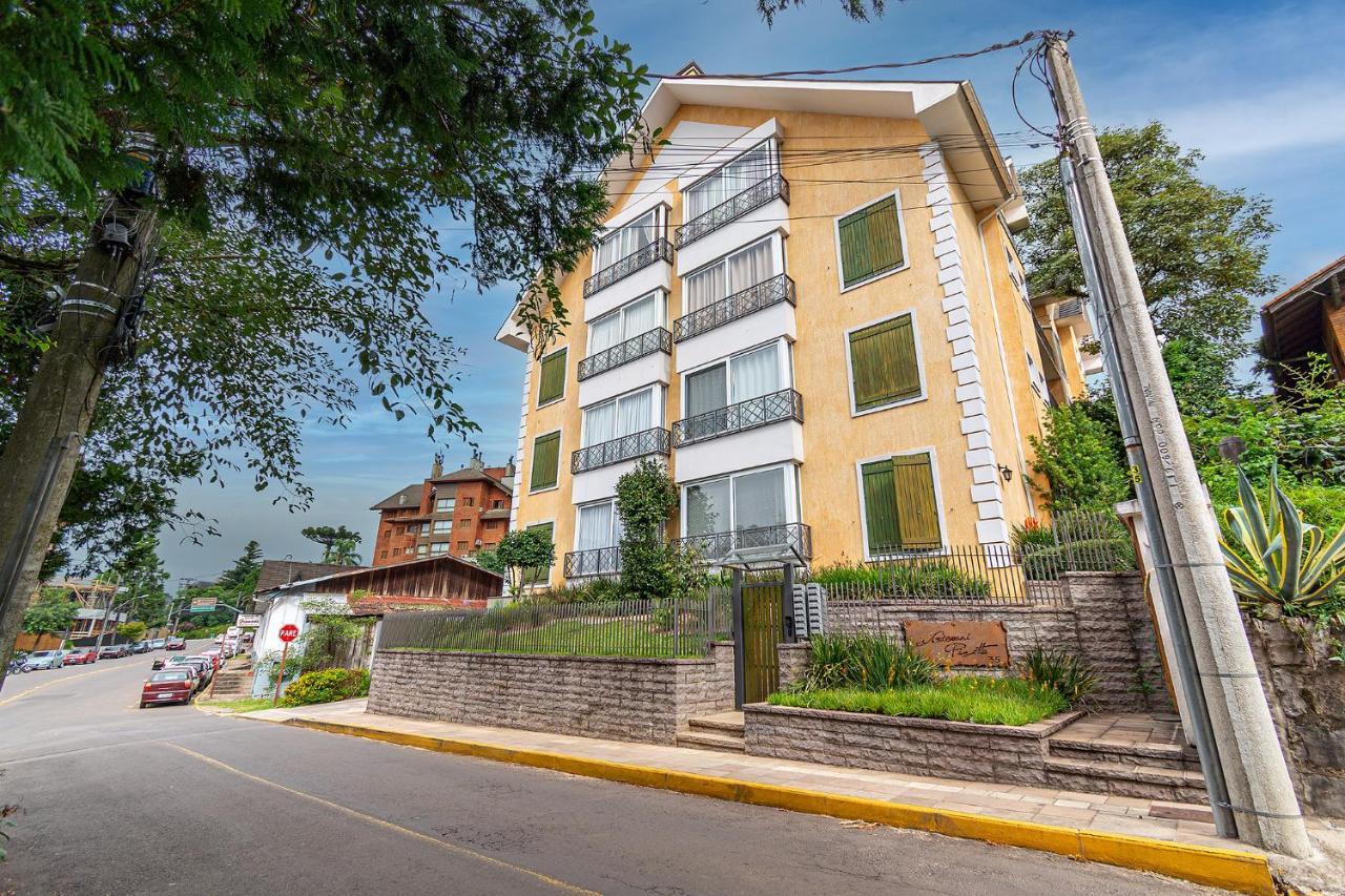 Rosa Apartamento Luxo No Centro Gramado Apartment Екстериор снимка